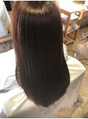 こだわりの縮毛矯正で髪質改善艶髪ストレート♪