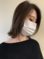 カールム(carlm) 【天神・今泉carlm/上川美幸】外ハネボブ×アッシュベージュ