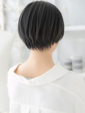 モッズヘア 上尾西口店(mod's hair) ■大人かっこいい黒髪前髪なしショート311★上尾20代30代40代!