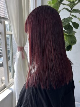 ティティ(TiTi) 髪質改善トリートメント ＋ 血色パープルカラー[TiTi_福田りの]