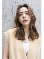 アッシュ 祐天寺店(Ash) ゆるウェーブセミロングセンターパート