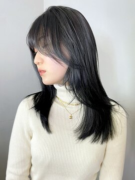 アイティーバイアルバム 八王子店(IT by ALBUM) ストレートレイヤー_外ハネボブセクションカラー_ba363571