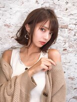 ドルチェ(Dolce)&nbsp;シースルーバング外ハネカールツヤ髪トリートメントツヤブラウン