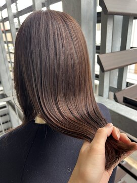 テラスヘア 新潟駅南(TERRACE hair) 【艶髪】大人艶髪ミルクティーベージュ