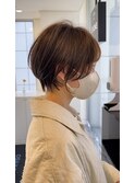 抜け感 丸み 簡単セット ショート パーソナルカラー ベージュ