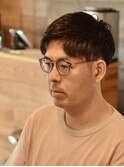 アップバング大人マッシュ【メンズカット/メンズヘア】