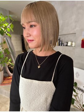 ハウ 心斎橋(how) ミニボブ/ショート/ショートヘア/前下がりボブ/ぱつっとボブ