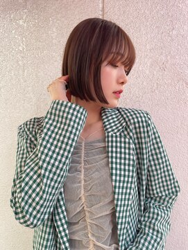 ロフティー 清澄白河(LOFTY) 韓国bob/切りっぱなしボブ/前髪あり/髪質改善/清澄白河/錦糸町