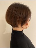 20代30代おすすめショート/チョコレートブラウン/くびれショート