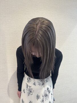 ケンジ 横須賀中央(KENJE) ぷつんとボブ×グレージュカラー