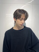 オーシャントーキョー(OCEAN TOKYO) 韓国ヘアカルマパーマカルマバングセンターパート黒髪ウルフ