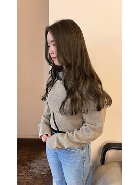 ロチカバイドールヘアー 心斎橋(Rotika by Doll hair) ブリーチなしOlive brown