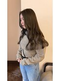 ブリーチなしOlive brown