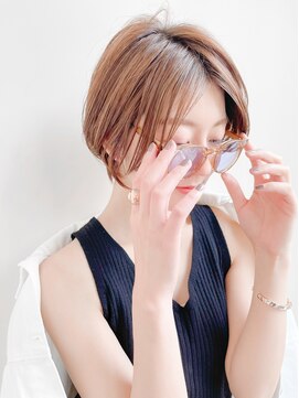 ネイロ 錦糸町(NeiRo) ★前下がりハンサムショートボブパーマ30代40代50代白髪ぼかし