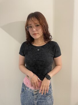 ユニコ(unico) パーマ/ウルフ/レイヤー/暖色カラー