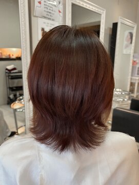 ディアンヌ(Dianne) 髪質改善ピンクパープルカラーレイヤースタイル【Dianne_辻本】