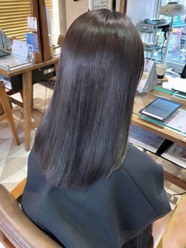 バブ バイネオリーブ(Bab by neolive) 自由が丘美髪外ハネボブブルーブラックイメチェン