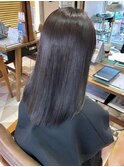 自由が丘美髪外ハネボブブルーブラックイメチェン