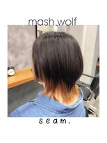 シーム(seam.)&nbsp;インナーカラーのウルフ
