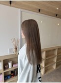 色落ちまで考えた透明感ベージュ◎