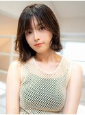 《CODE.LINE》暗髪こなれボブ