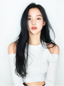 ラベスト キョウト(LOVEST) フェイスレイヤー/地毛風ストレート/フェイクブラック/レイヤー