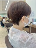 耳掛けマッシュショート
