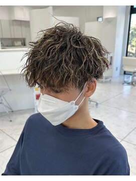 エース 豊橋店(Ace) 波巻きスパイラルパーマメンズマッシュツイストスパイラルパーマ