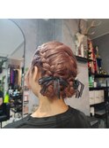 フェス用ヘアスタイル