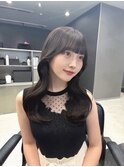 イメチェン/レッドブラウン/フルバング/似合わせカット/八王子駅