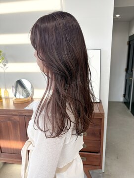 ヘアー アイス 御器所本店(HAIR ICI) ブリーチなし明るめブラウンカラーレイヤー秋カラー冬カラー