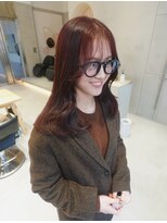 ガリカ 横浜(Gallica) 大人っぽい深みボルドーカラー×レイヤーミディアム