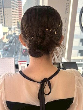 ジゼル 梅田(GiseL) カチモリ タイトセット 編みおろしツイン 結婚式 お呼ばれ 20代