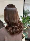カット+コテ巻き仕上げ◎30代/40代／50代