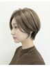 【平日限定】40大人気NO.1カット+白髪染め(リタッチ)+ハイライト+PPT