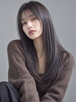 トリニティ(trinity)&nbsp;ブリーチ×髪質改善 ラベンダーベージュ レイヤーカット豊見城