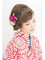 ヘアメイクアンドセットサロン リッコ(Hair make&set salon Ricco)&nbsp;梅田セットサロンRicco大正ロマンスタイル