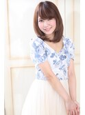 輪郭修正大人ボブスタイル