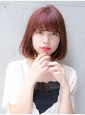 ワインレッドで深みのあるカラーに