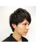 メンズ王道ヘア