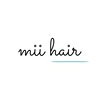 ミーヘアー(mii hair)のお店ロゴ