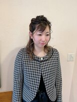 桜デコ プリム店(DECO)&nbsp;ルーズにハーフアップ