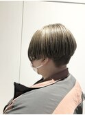 刈り上げ女子必見 マッシュショート