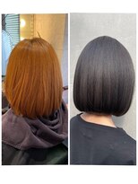 ルームヘア 代々木上原店(Room hair)&nbsp;ボブ/グレージュ/大人女性/レイヤー/ショート[代々木上原]