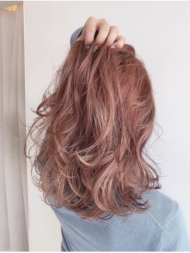 ロックワークオレンジ 西中島店(ROCK WORK ORANGE) コーラルピンク* ブリーチありカラー○