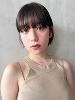 アイティーバイアルバム 松戸店(IT by ALBUM)&nbsp;ストレートショートボブ_ショコラアッシュヘルシースタイル_9330