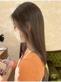 ミディアム/ぱつっとカット/レイヤーなし/顔周りカット/銀座