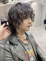 ジエクトカナウ 大阪梅田店(The Ect canow) 《メンズウルフ》メンズツイストスパイラルモテる束感ハイライト