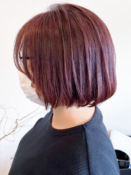 レポヘアー(Repos hair) 20代30代40代大人可愛い髪質改善カラーショコラアッシュ艶感