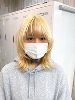 ナンバー アンフィール 渋谷(N° anfeel)&nbsp;レイヤーウルフ/デザインハイトーンカラー渋谷【六三四指名】